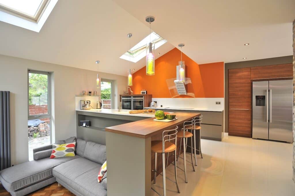 Mr & Mrs Bennett - 2012 - Designer kitchen in Beige grey