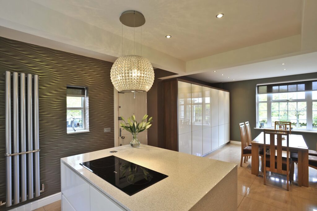 Mr & Mrs Shorrocks - 2012 - Gloss furniture in magnolia lacquer