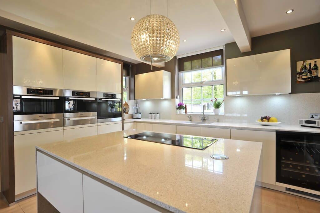 Mr & Mrs Shorrocks - 2012 - Gloss furniture in magnolia lacquer