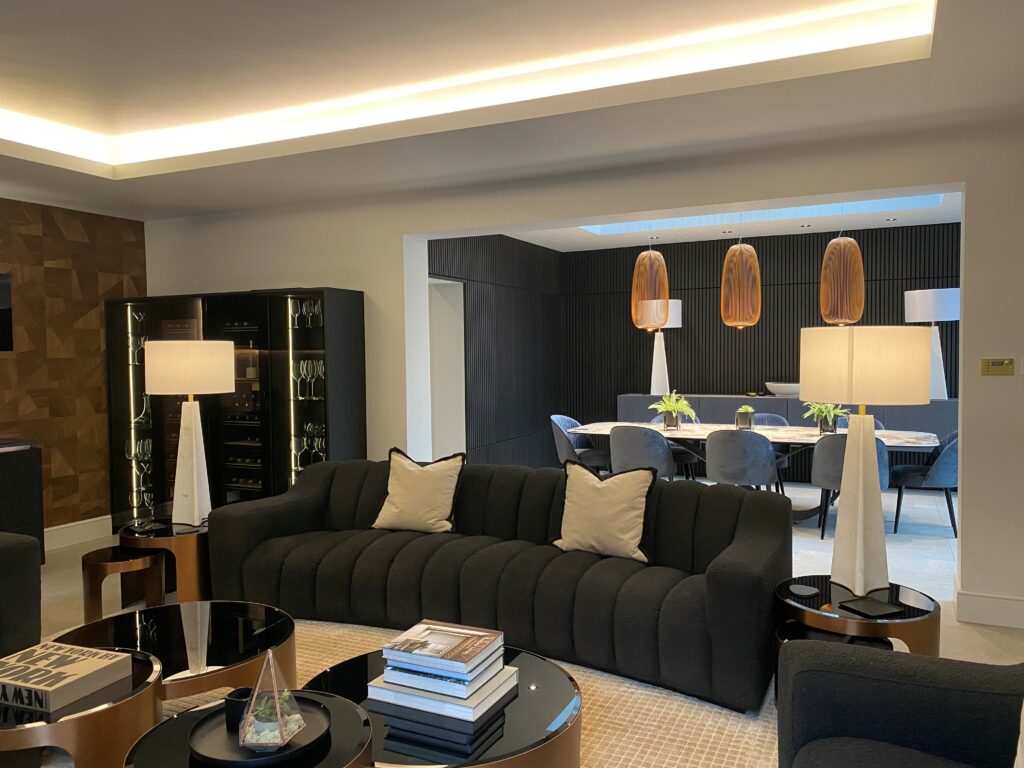 Stone kitchen island