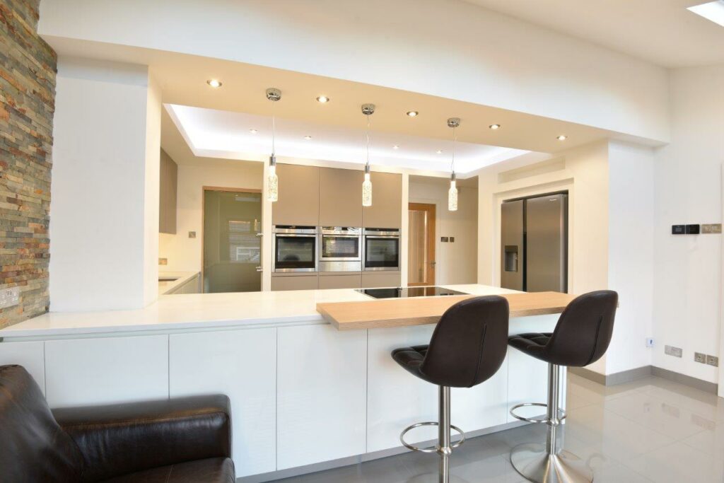 The Corrigan's kitchen from Stockport