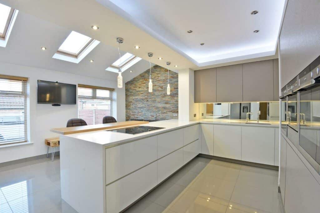 The Corrigan's kitchen from Stockport