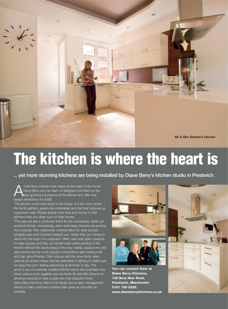 The kitchen is where the heart is.
